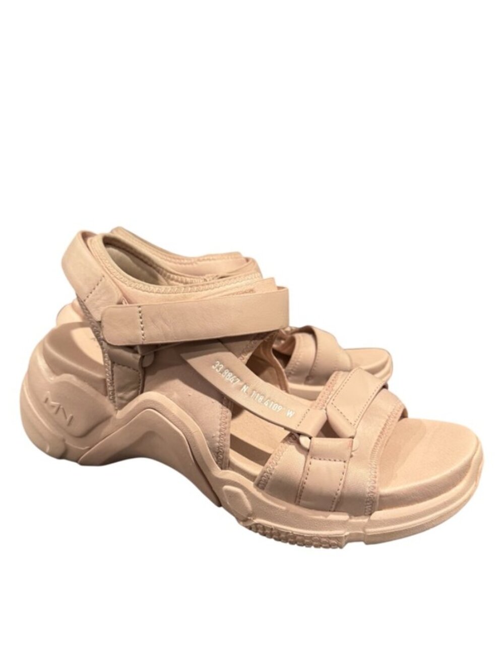 Mark Nason x Skechers Neo Block Didi Sandals Women’s 11 Blush Beige Pink Chunky